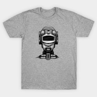 Portrait Of A Robot 5 Cyberpunk Artwork T-Shirt
